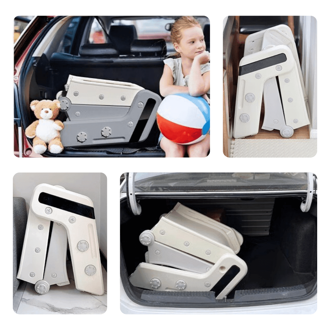 Toboggan MICCOO plié pour le rangement